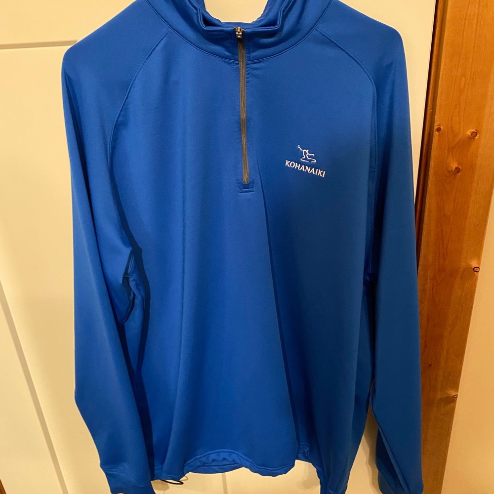 Dunning Golf Blue Quarter-Zip Pullover